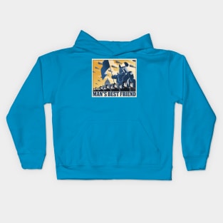 Mans Best Friend Kids Hoodie